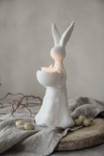Majas Bunny med äggskal till ljus